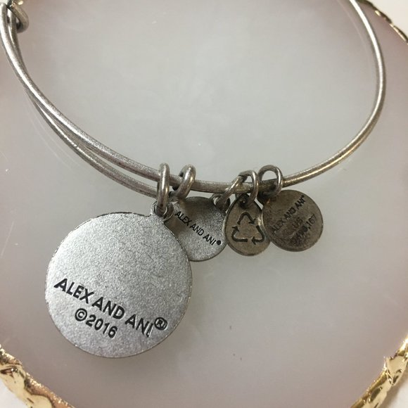 Alex & Ani letter “C” slide charm bracelet - Picture 2 of 2